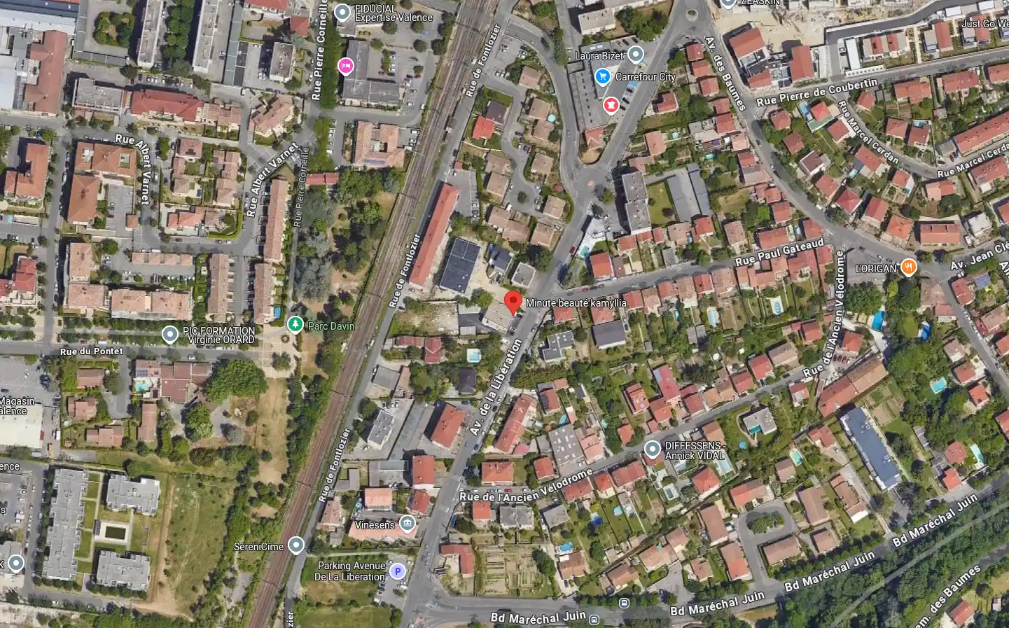 Emplacement du salon sur la carte